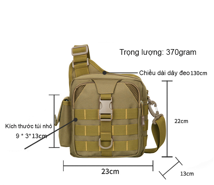 Túi đeo chéo thời trang chiến thuật CW6061