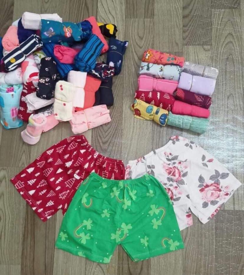 10 Quần chục đùi cho bé trai bé gái - giao ngẫu nhiên họa tiết cho bé trai hoặc bé gái