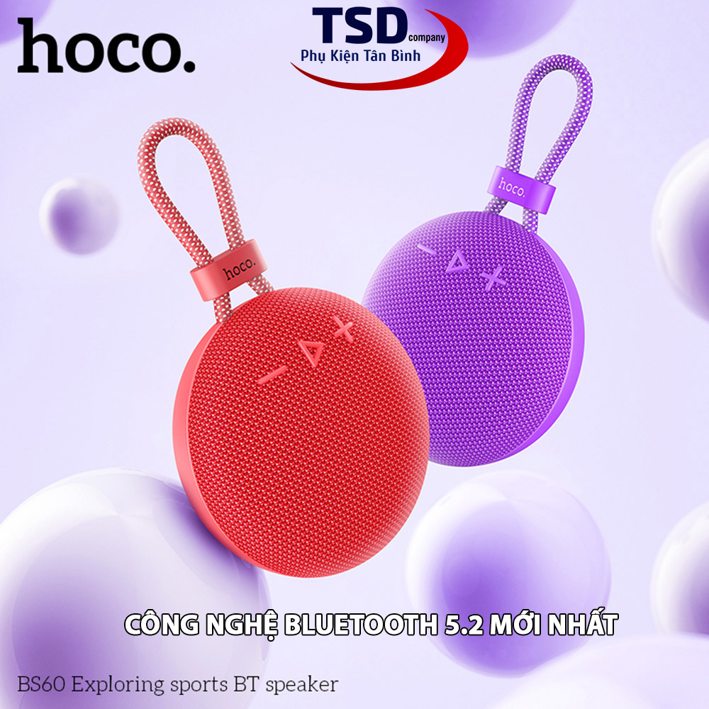 Loa Bluetooth Mini TWS V5.2 Hoco BS60 Chính Hãng
