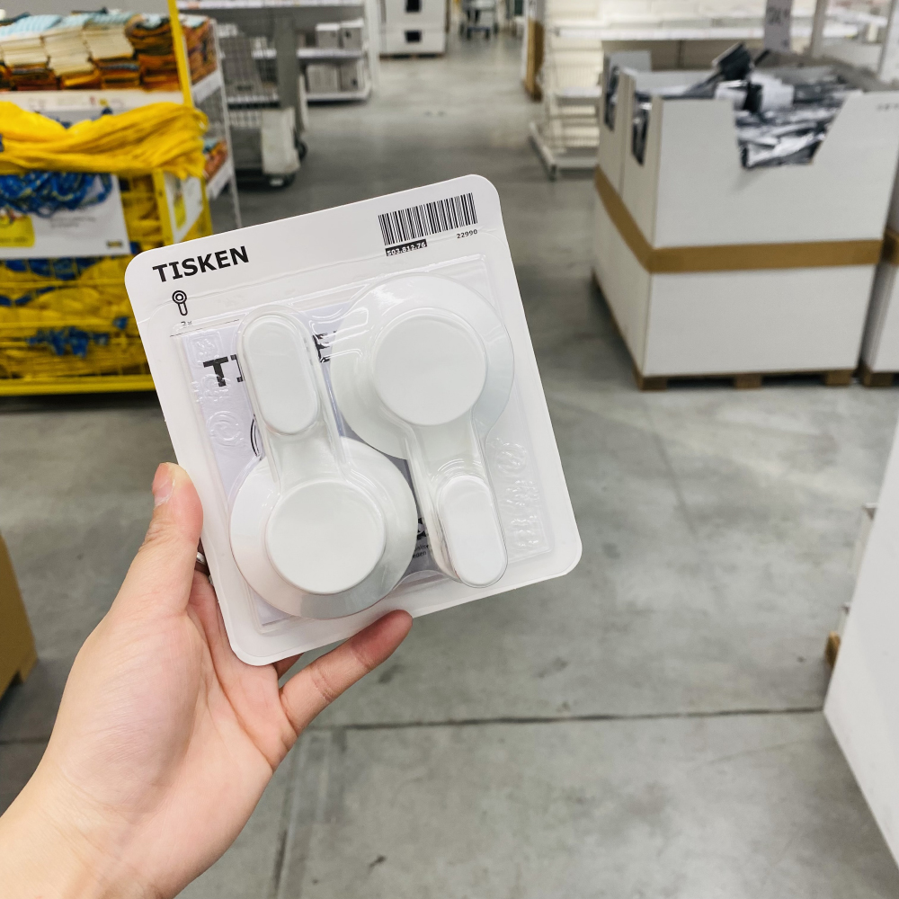Bộ 2 móc treo đồ hút chân không Tisken IKEA