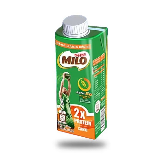 (Thùng 24 chai) Sữa Milo nắp vặn lúa mạch có đường Nestlé 210ml- DATE mới