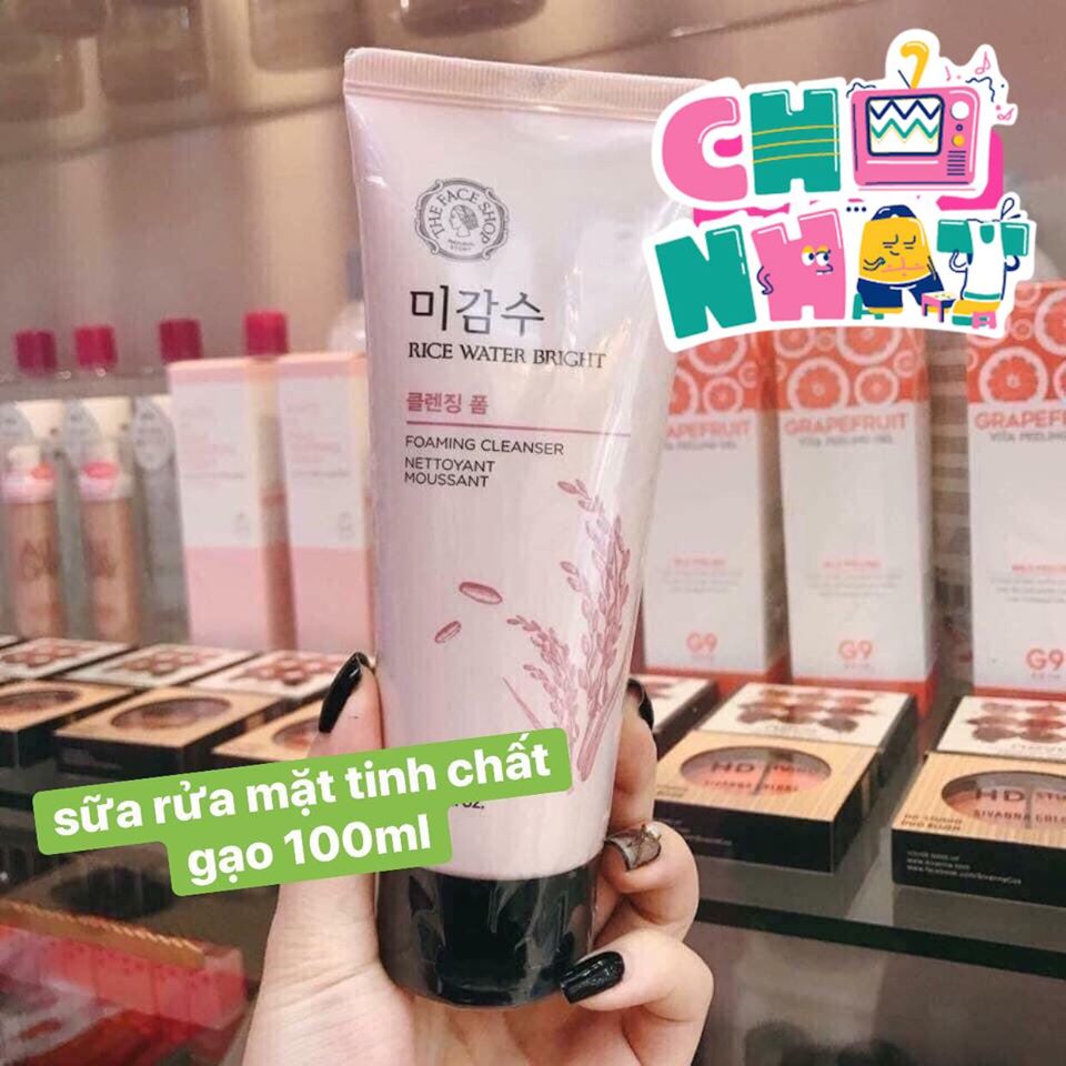 [Auth] SỮA RỬA MẶT GẠO THE FACE SHOP