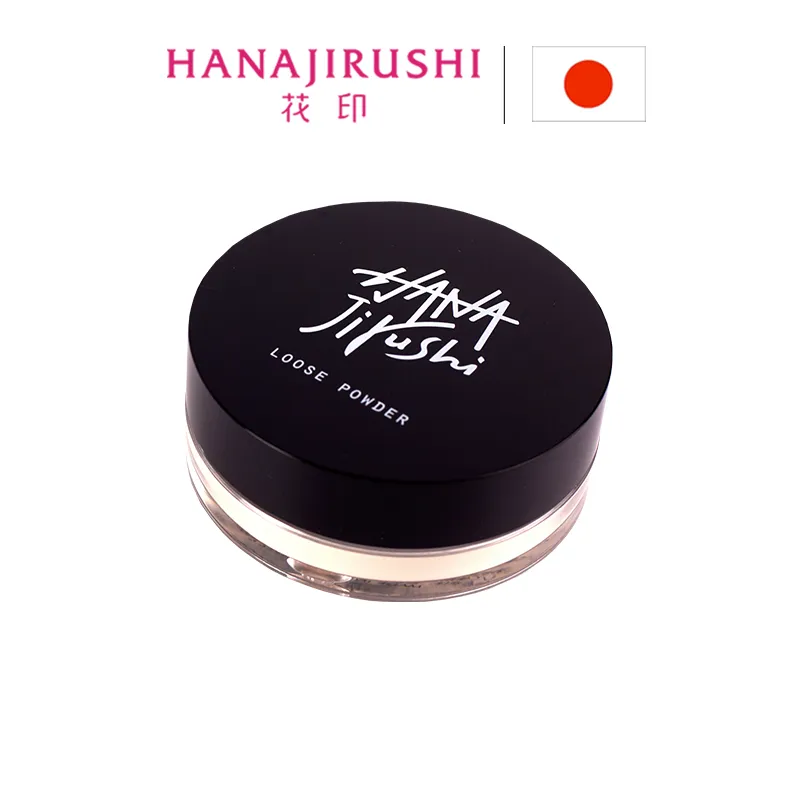 [Hàng Nhật chính hãng] Phấn phủ kiềm dầu dạng bột HANAJIRUSHI Nhật Bản giúp giữ lớp trang điểm bền màu lâu trôi nâng nhẹ tone da không làm bí hoặc tạo bã nhờn trên da khối lượng 9g - INTL