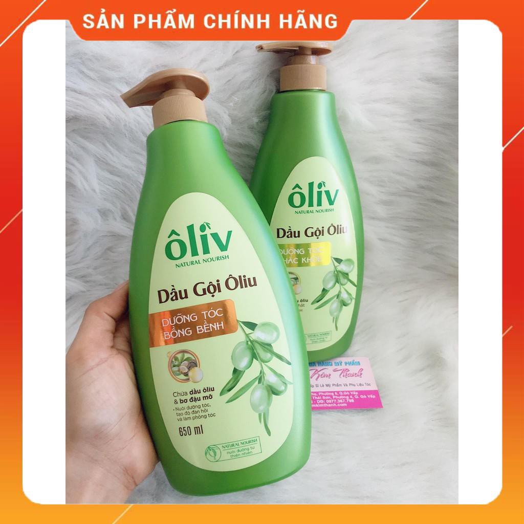 Dầu gội oliv dưỡng tóc chắc khỏe bồng bềnh 650ml