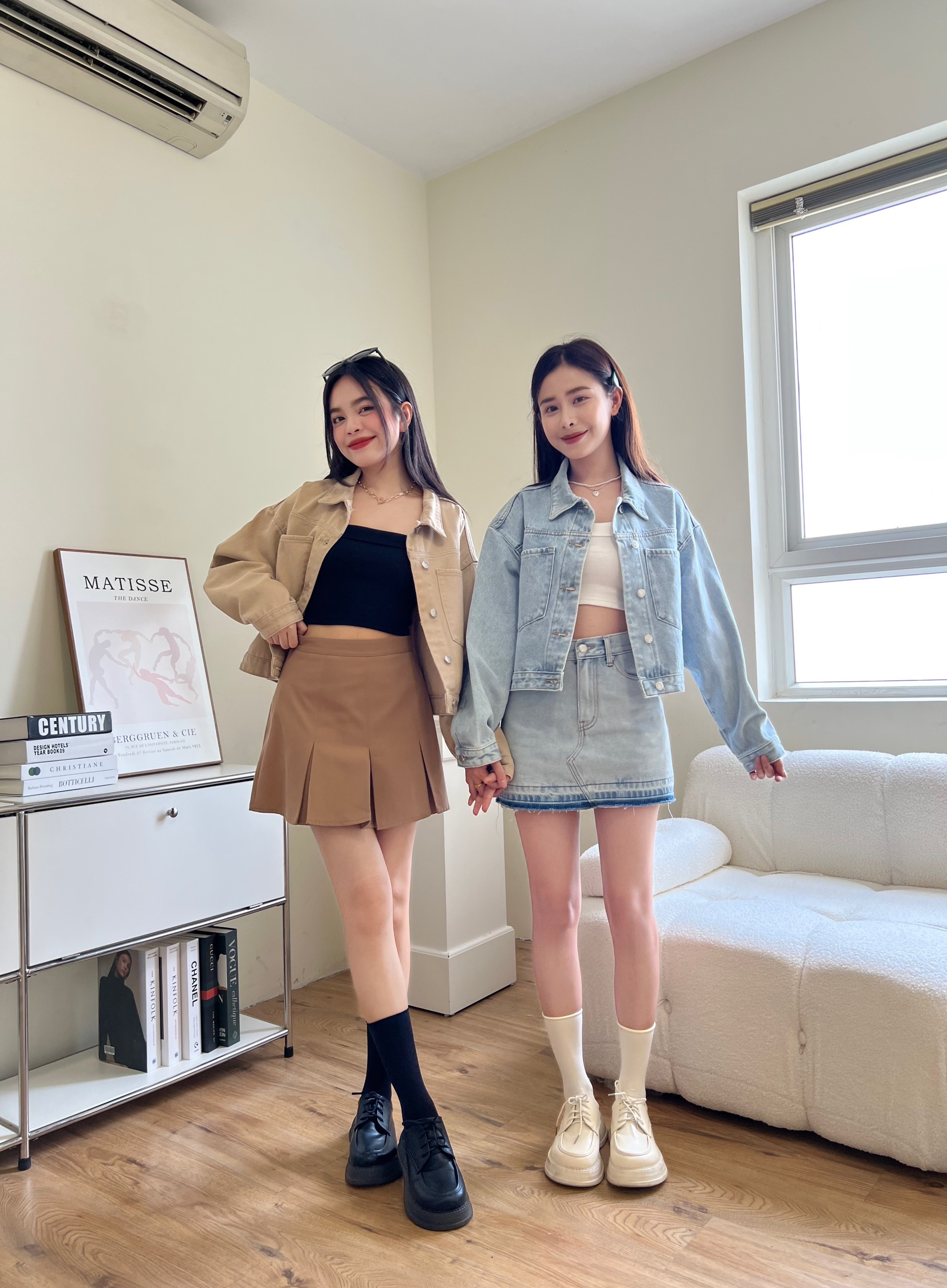 Áo khoác tay dài croptop CROPPED JACKET