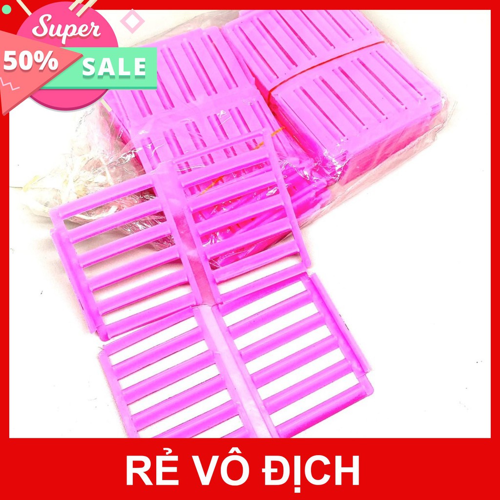 Vỉ dập xù tóc nhựa 1 túi 20 cái