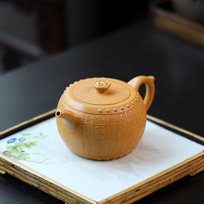 Ấm tử sa nghi hưng viên cổ 350 ml