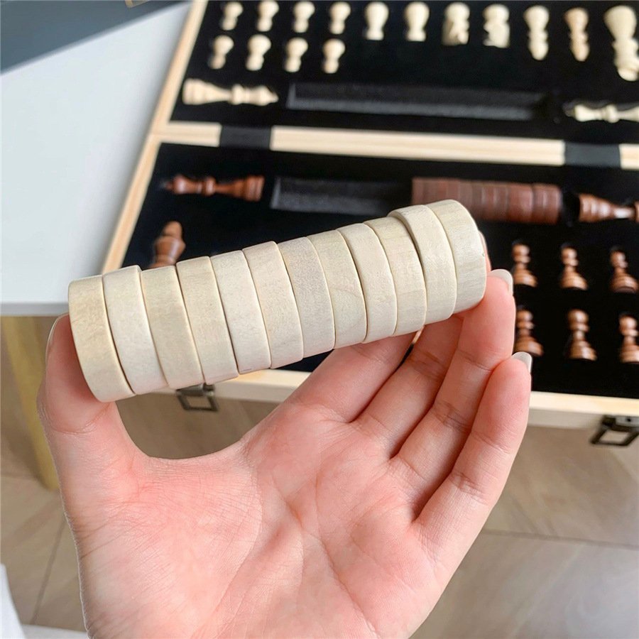 Bộ Cờ Vua Gỗ sồi xuất Mỹ Cao cấp (có nam châm và ko có nam châm)