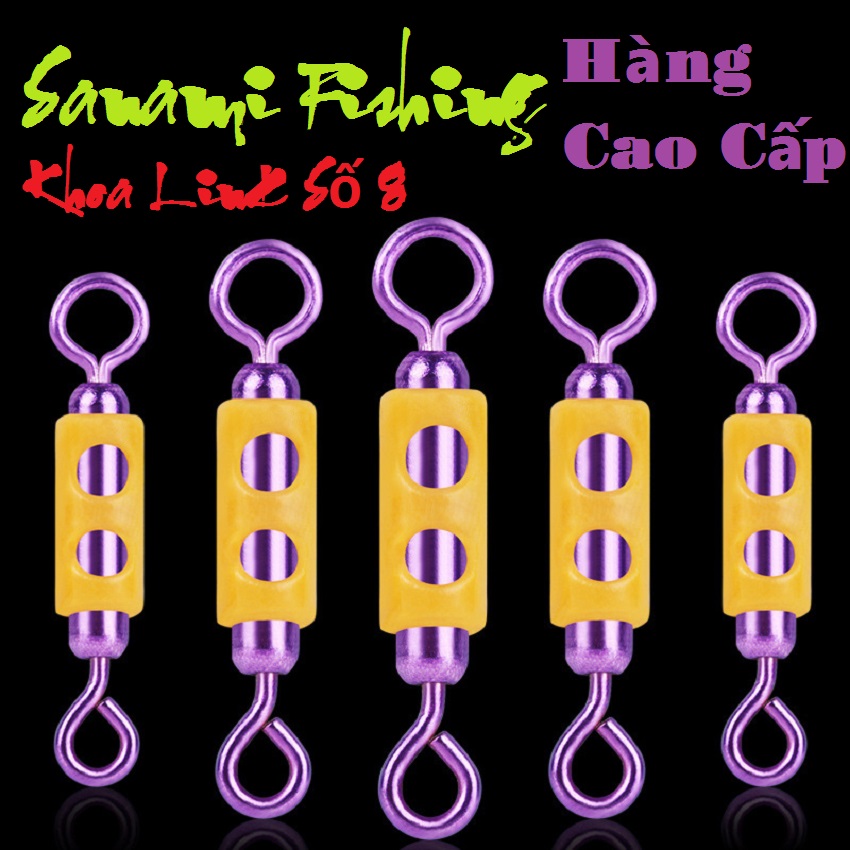 Sét 5 Khóa Link Ma Ní Buộc Trục Câu Đài Câu Đơn Sanami Fishing - Chống Xoắn Cao Cấp SPK-38