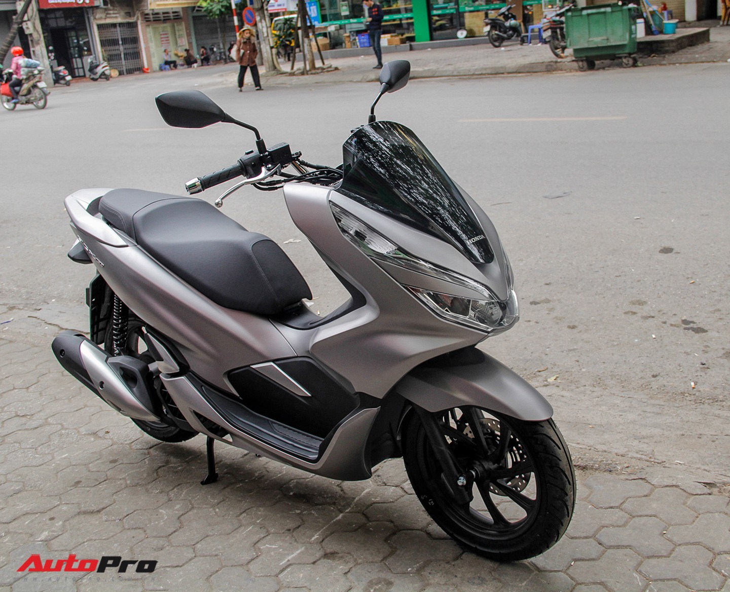 Che pô pcx 2018-2020 sơn carbon & mạ crom trắng - supermarket quốc bảo
