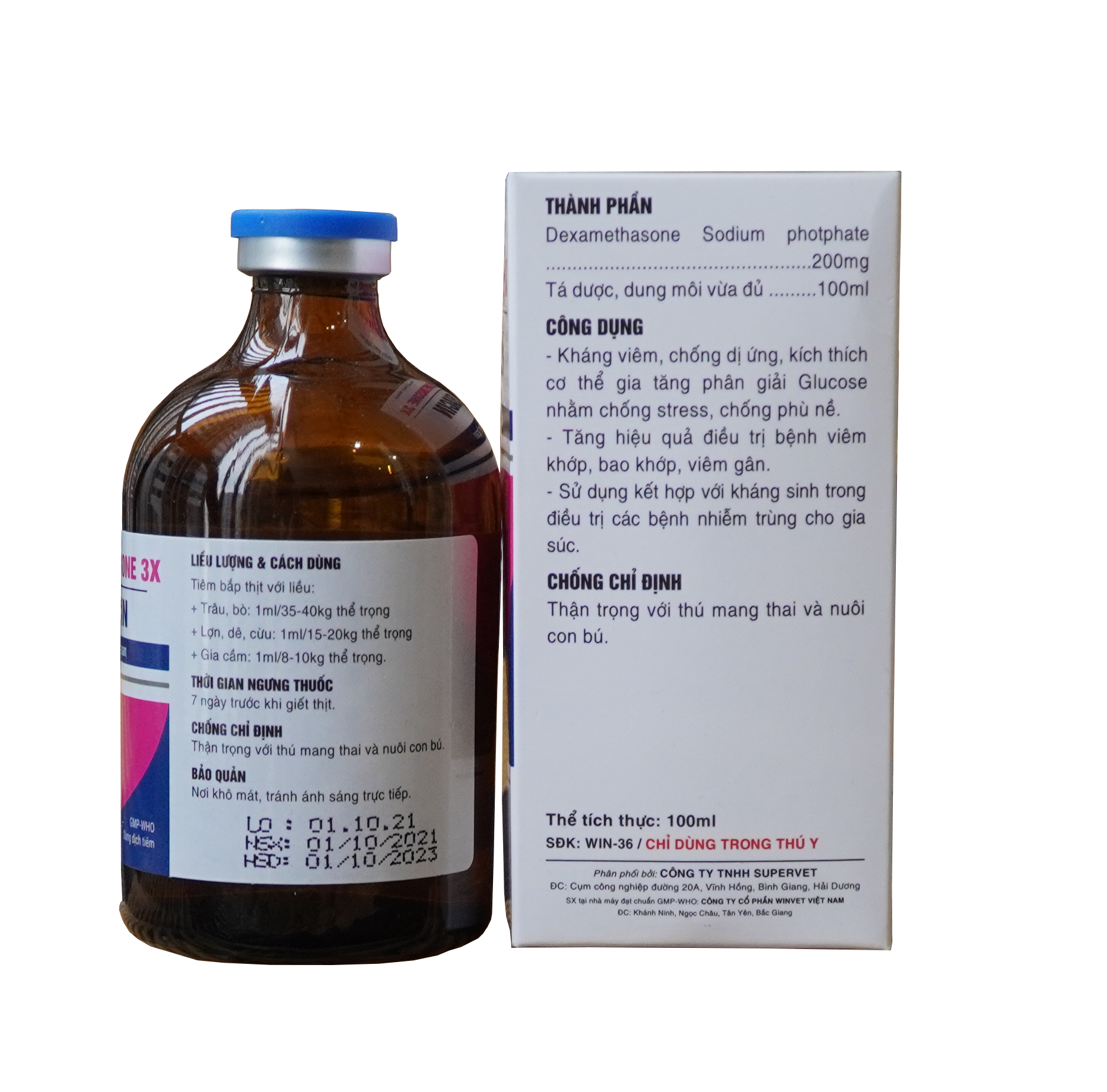 [1 LỌ] Dexamethasone - Thuốc thú y SUPERVET