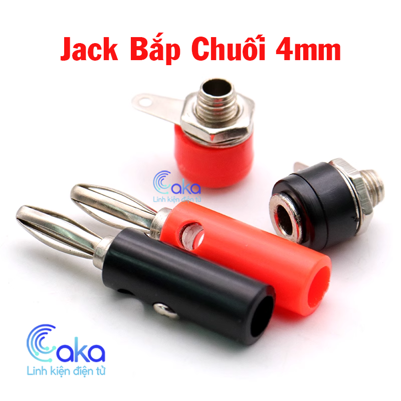Jack bắp chuối 4mm Jack kết nối bắp chuối