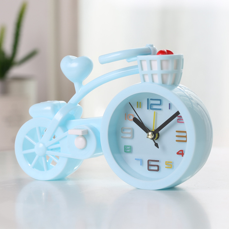 Đồng hồ báo thức để bàn xe đạp siêu kute Dma store