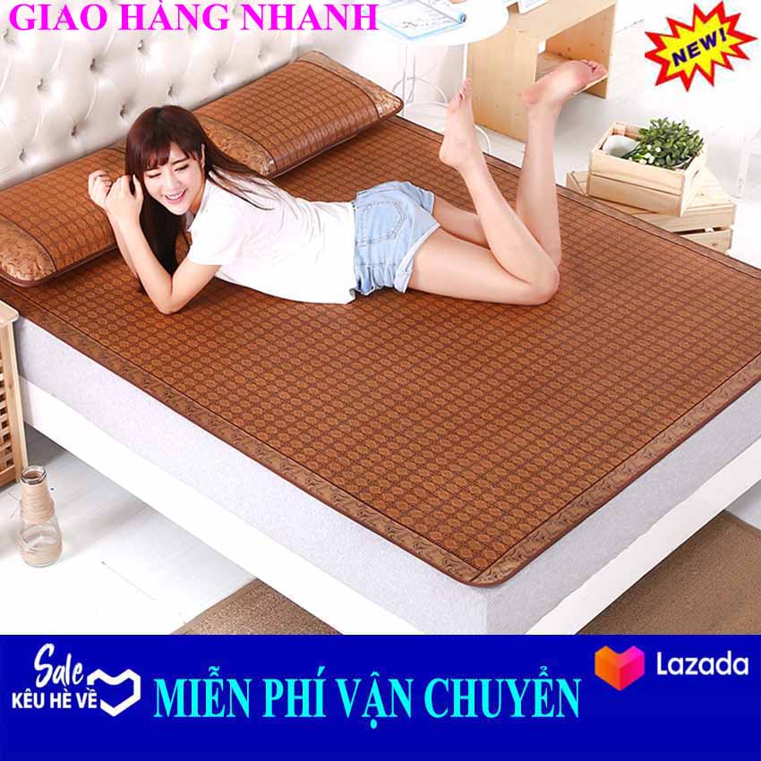 Chiếu trúc Chiếu điều hòa sợi mây tổng hợp 1m6 x 2m - Chiếu ngủ điều hòa Giúp bạn có một giấc ngủ mát mẻ vào mùa hè