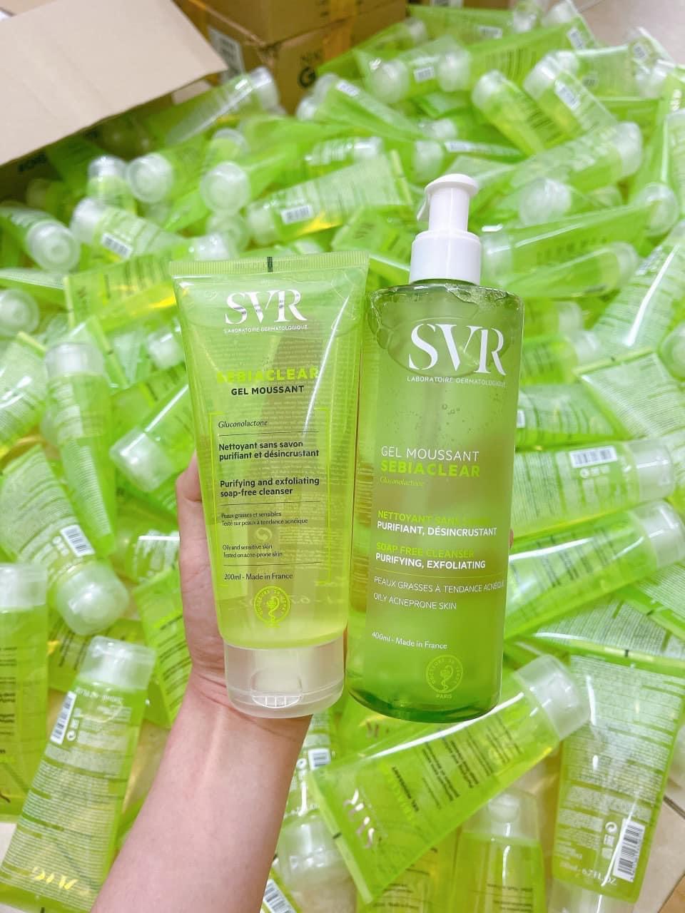 [MẪU MỚI] Sữa Rửa Mặt Dạng Gel SVR Sebiaclear Gel Moussant 400ml