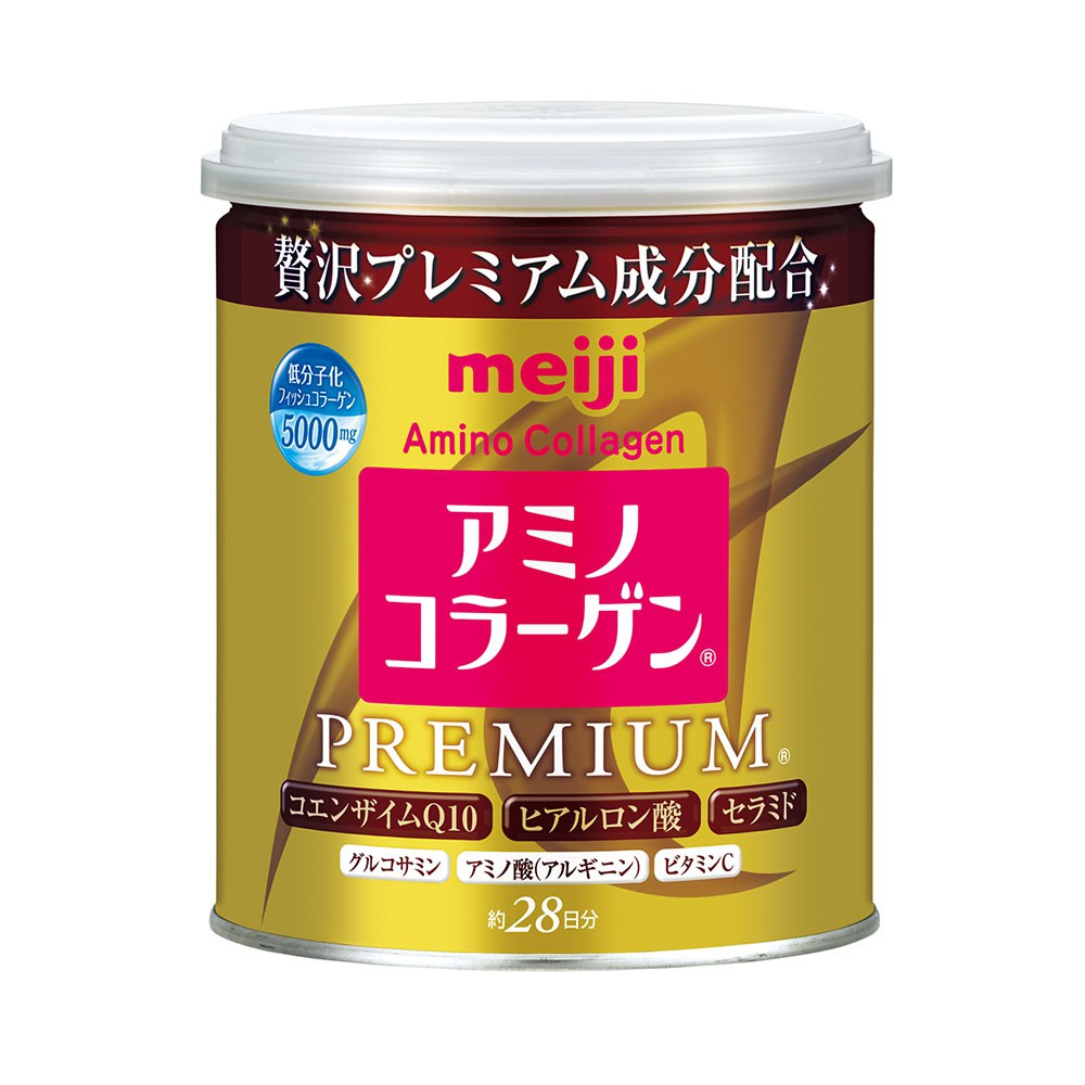 Bột Collagen Meiji Premium màu vàng