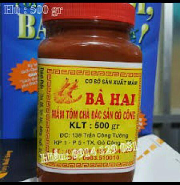 Mắm tôm chà Bà Hai Gò Công 500g