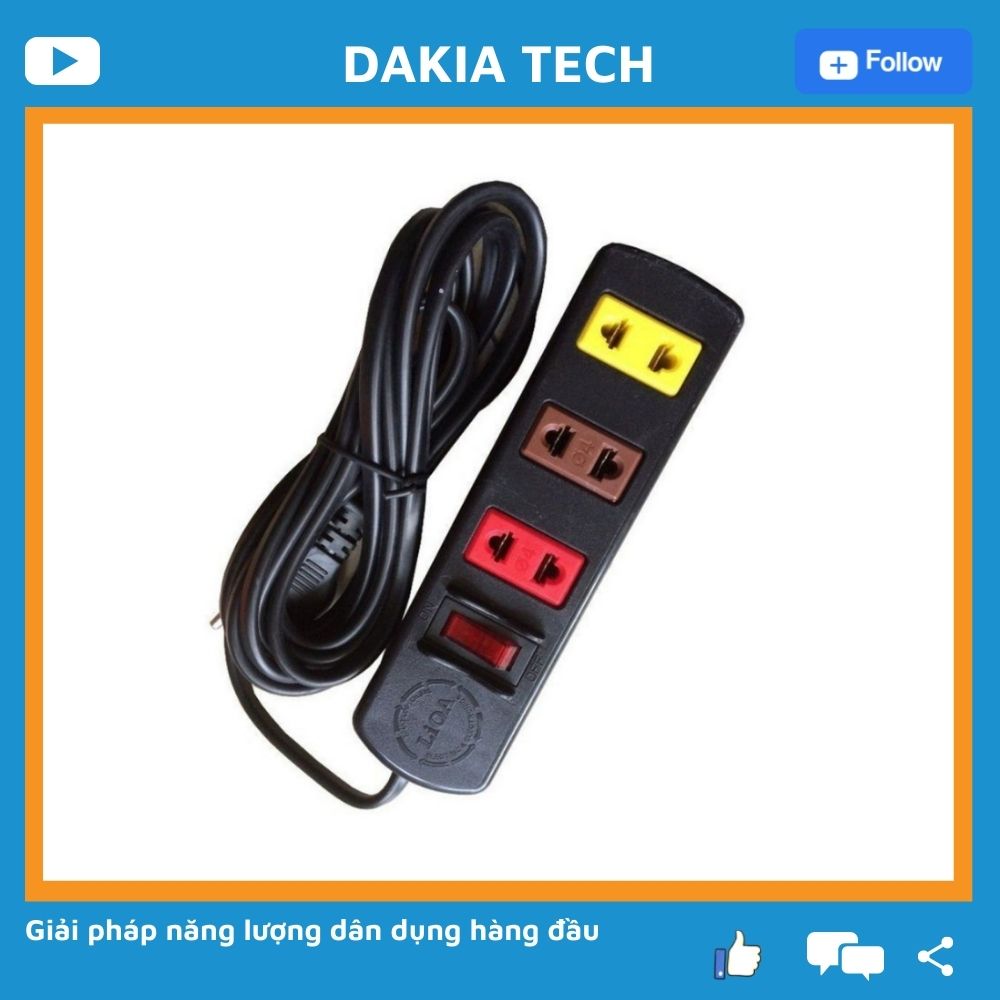 Ổ Cắm LiOA 3 ổ 3TS3-dây 3m