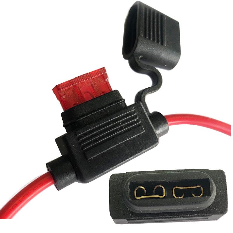 Giắc cắm cầu chì vỏ cao su chống cháy loại đẹp,giá đỡ cầu chì,dây cầu chì, dây to,chịu dòng ,chịu tải tốt