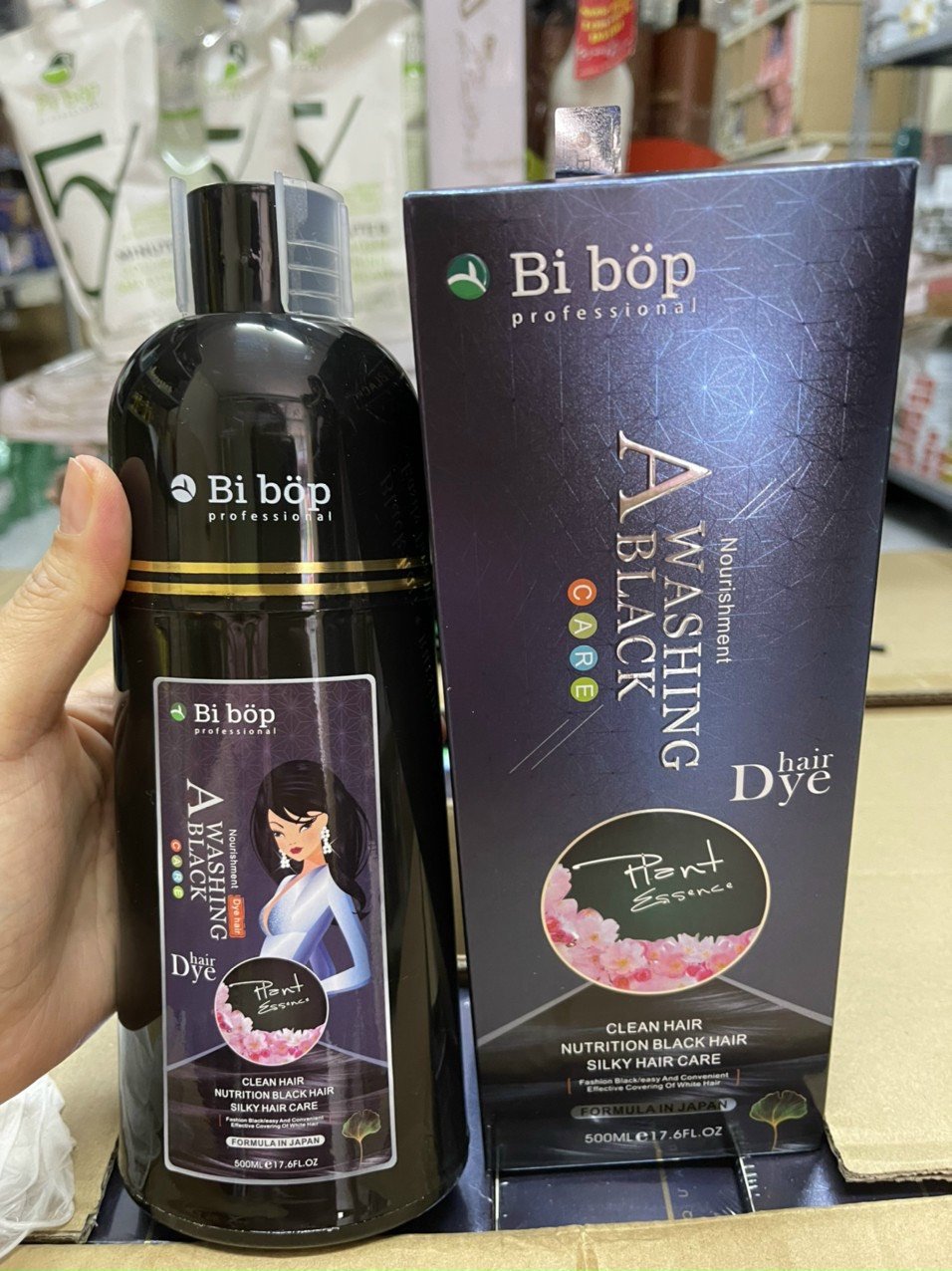Dầu gội đen tóc bibop , phủ bạc hiệu quả, dùng cho mọi lứa tuổi