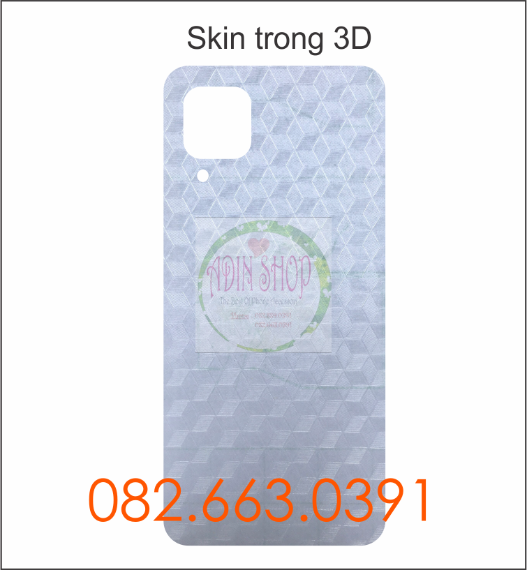 [HCM]Miếng dán mặt lưng skin carbon Samsung A12