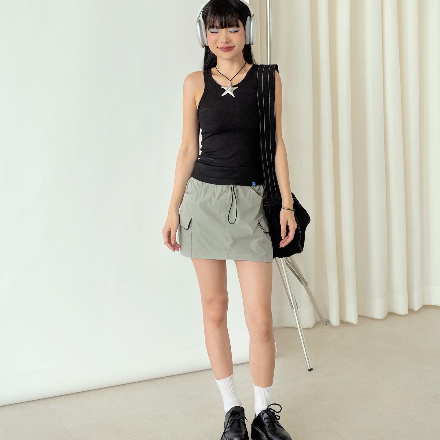 Áo ba lỗ thun gân NAKED by V - Basic Tank Top