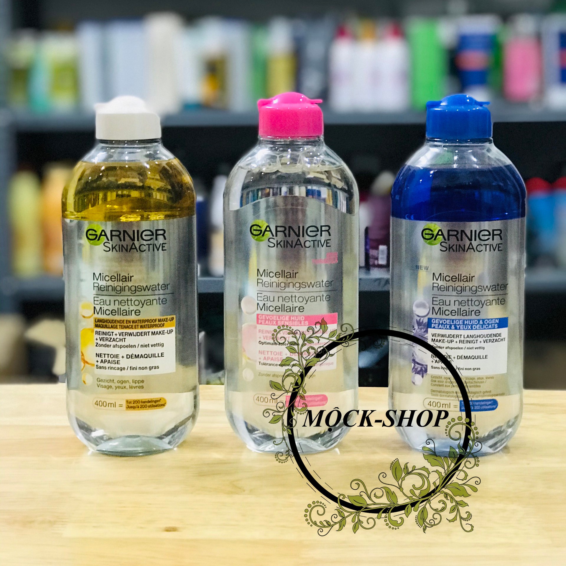 Tẩy trang garnier 400ml của pháp