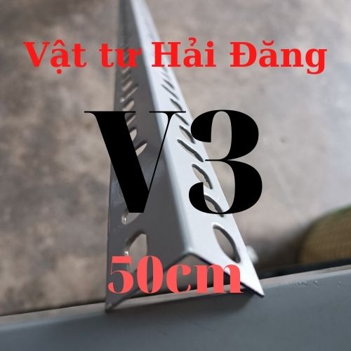 sắt V lỗ ( V3 - Dài 20cm - 50cm ) thanh sắt lắp kệ v lỗ,v3,v4