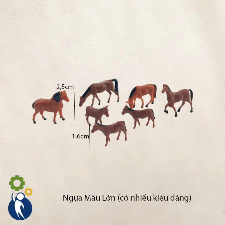 Ngựa Màu, Mô hình mini trang trí