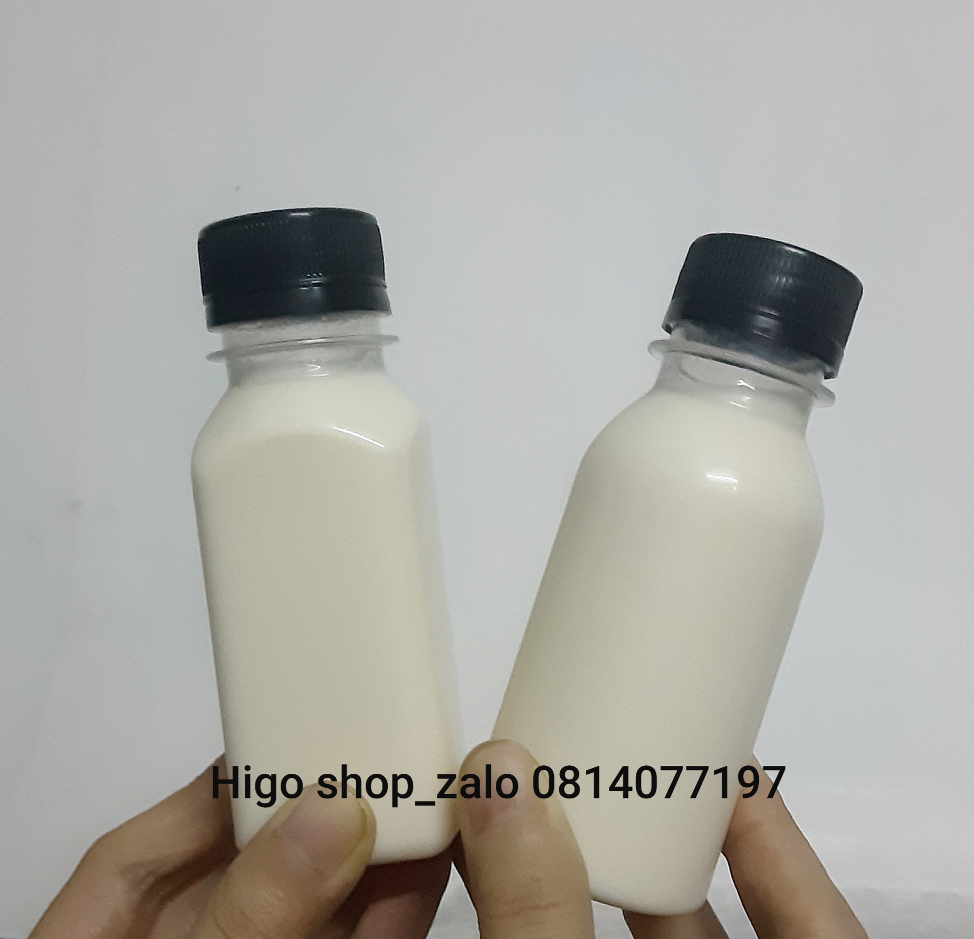 100 Chai Nhựa PET Tròn/Vuông 120ml