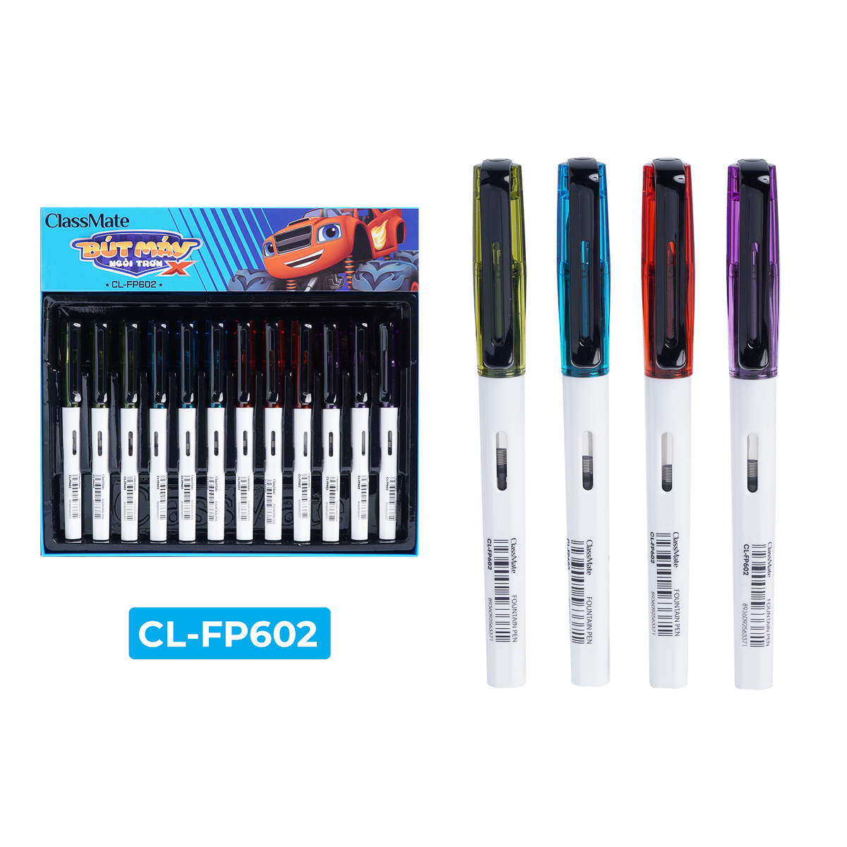 Bút Máy Classmate Dành Cho Học Sinh Ngòi Trơn, Nét Bút Đẹp, Mực Đều CL-FP602