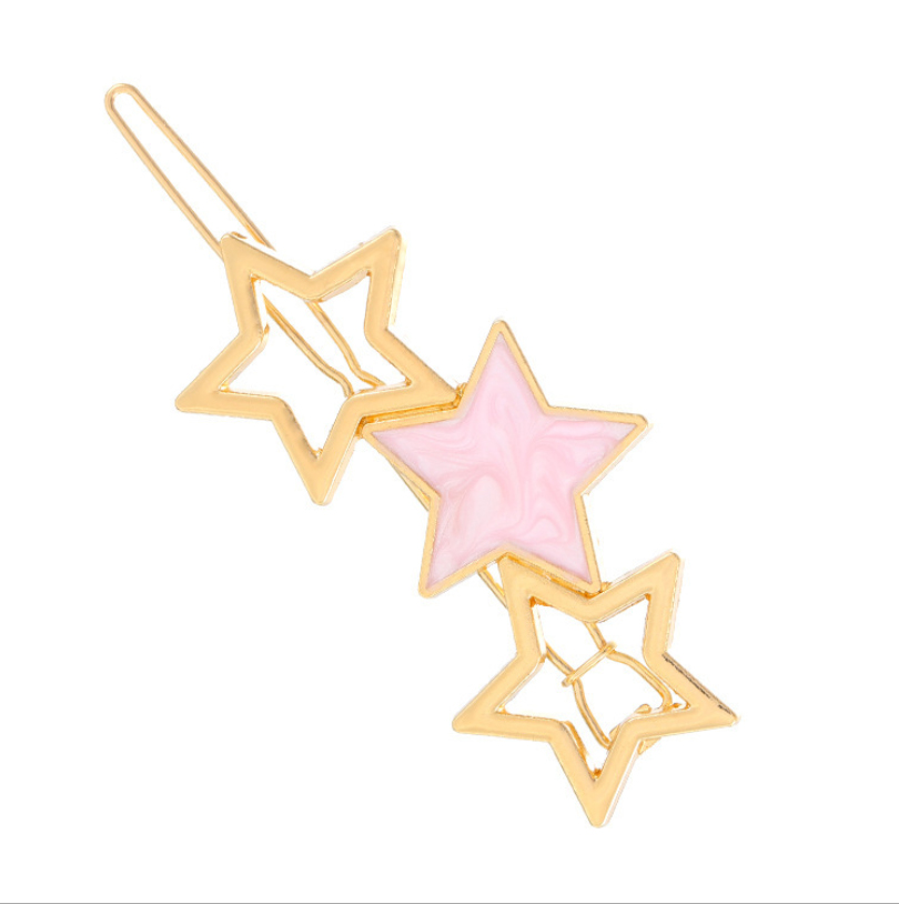 Kẹp tóc mái 3 ngôi sao dễ thương KAH68