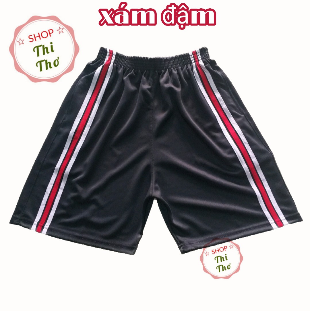 combo 4 quần đùi thun thể thao nam