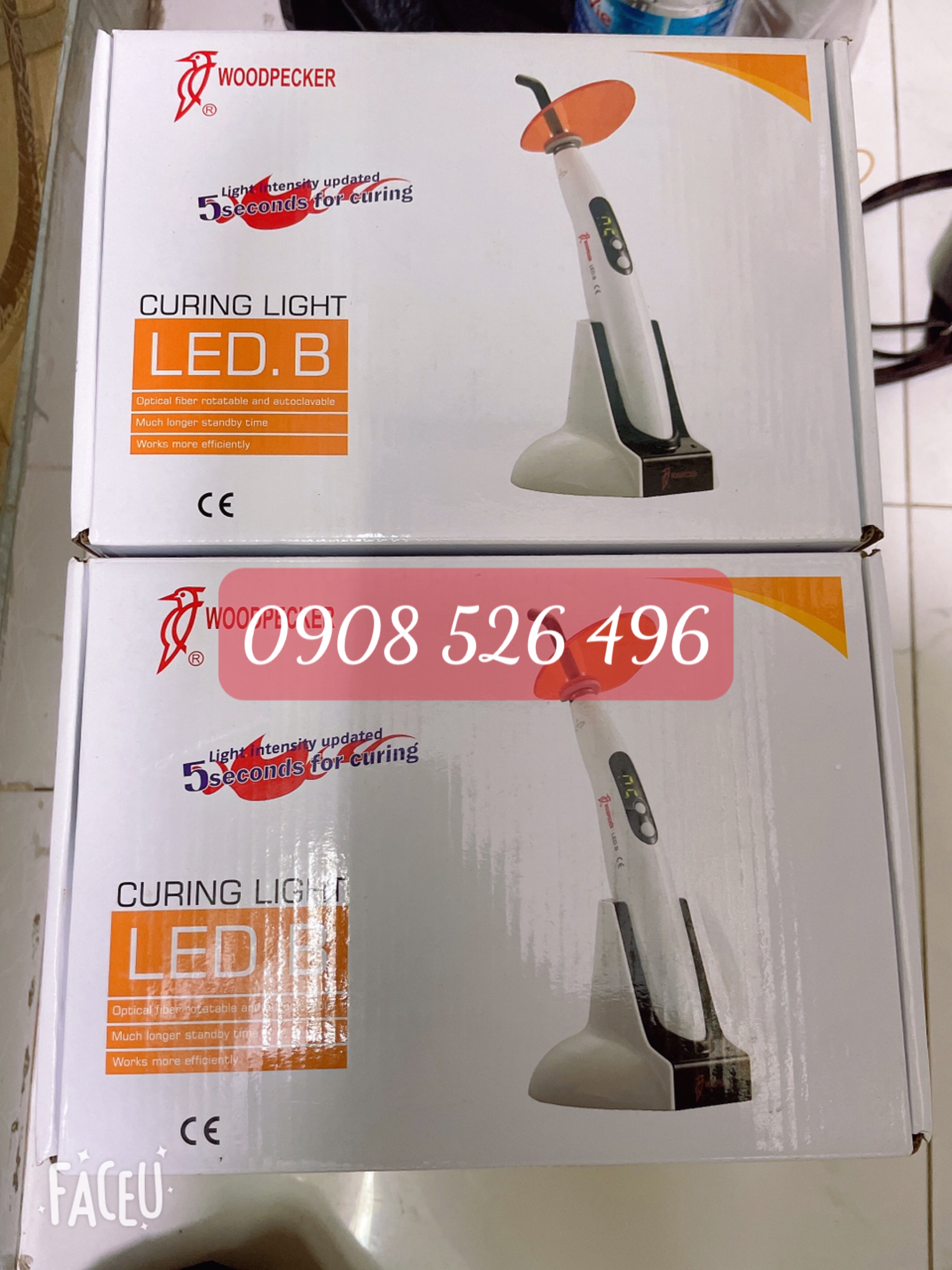 Đèn trám nha khoa, thẩm mỹ led b woodpecker