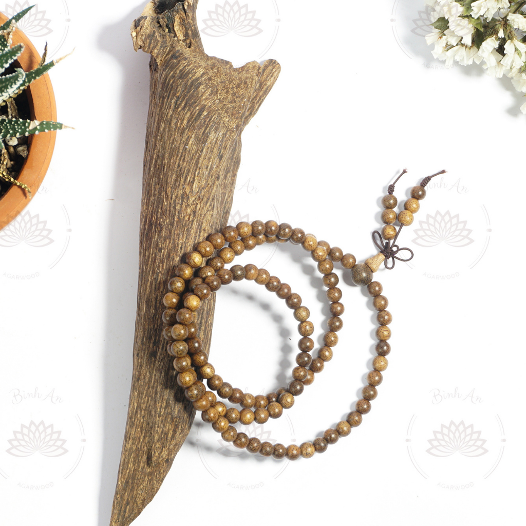 Four-string necklace backflow of 108 beads used for Buddha's meditation practices-standard high speed
