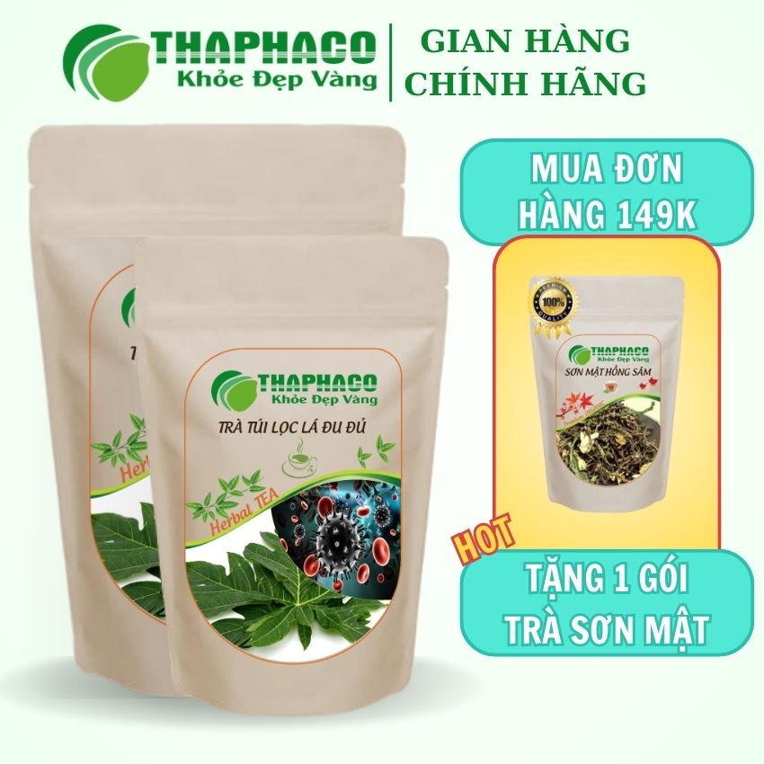 Trà túi lọc lá đu đủ thaphaco tốt cho sức khỏe