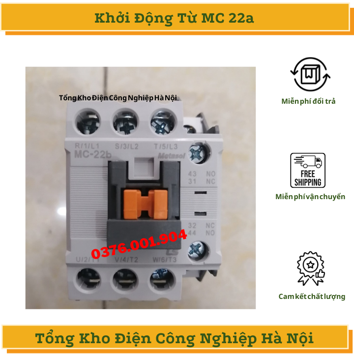 Khởi Động Từ Contactor LS MC 22A