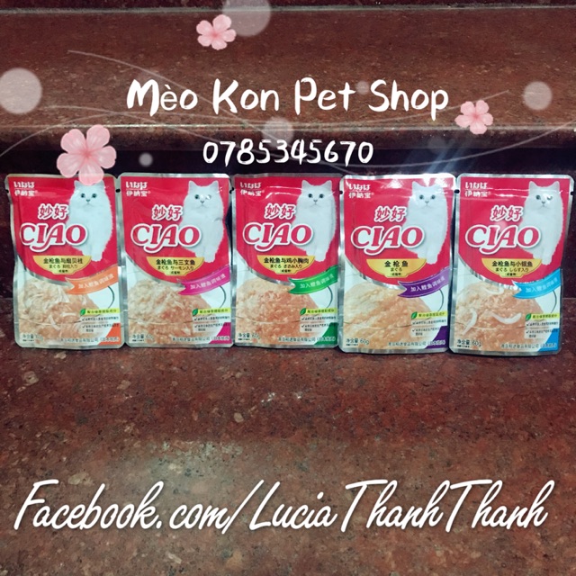 Pate cho mèo CIAO súp thưởng 60gr