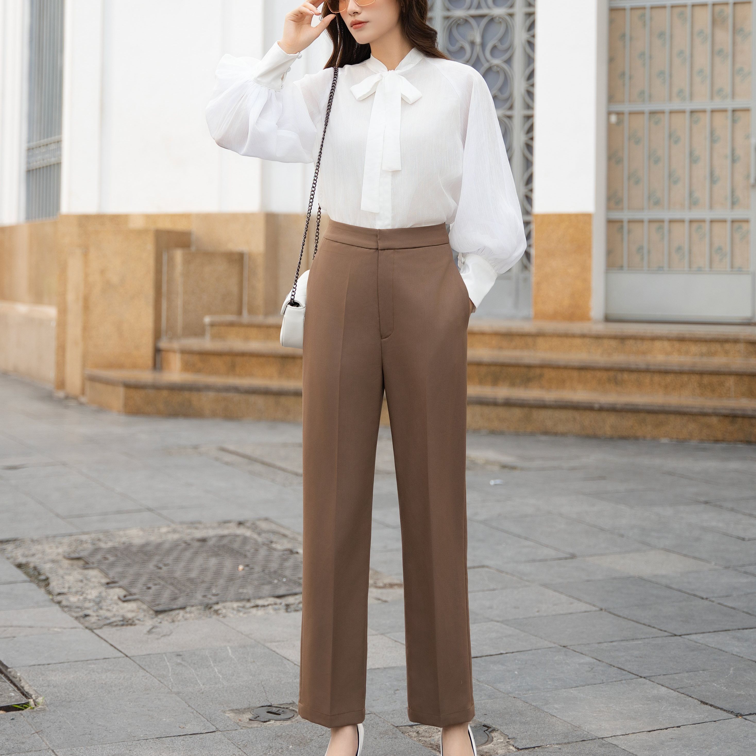 Voucher siêu sale 15% olv - quần mabel khaki pants