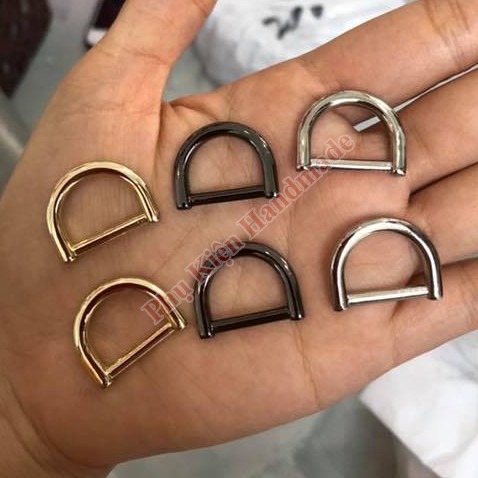Khoen D dẹt/ D dẹp làm túi size 1,6cm giá 15k/ cặp