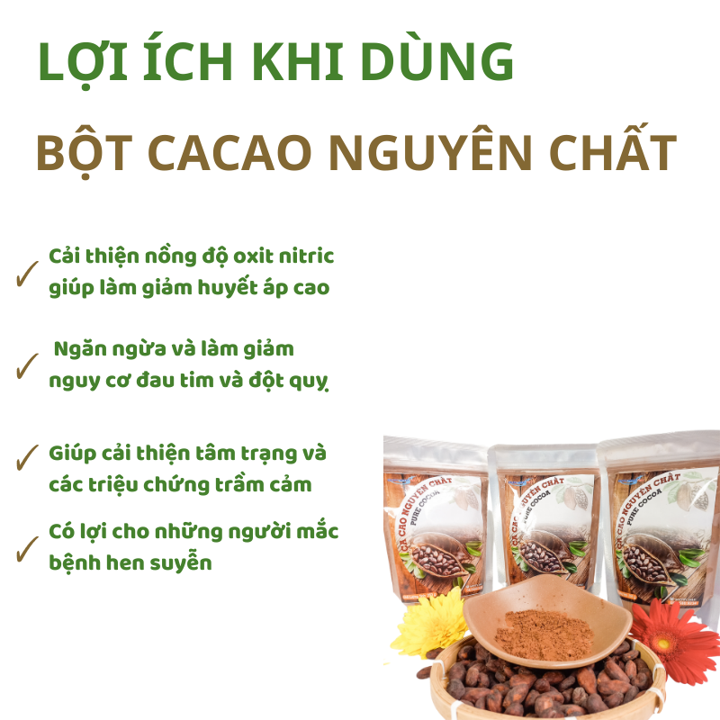 Bột Cacao Nguyên Chất 250g