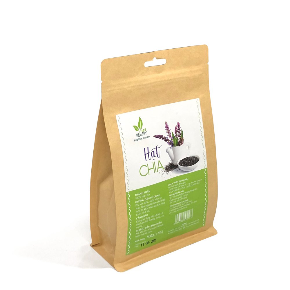 Hạt chia túi 500gr Viethealthy