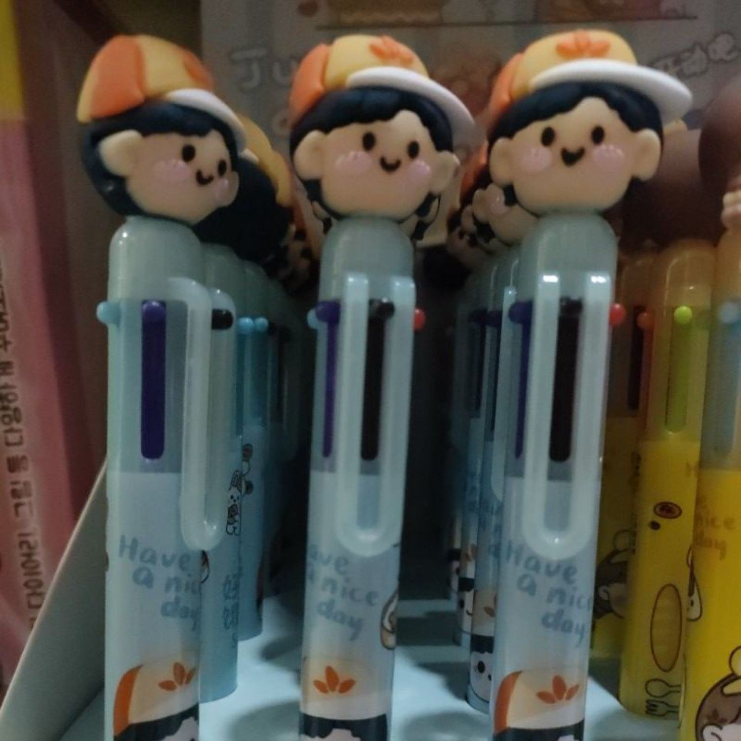 Bút bi bấm 6 ngòi no.mm8887