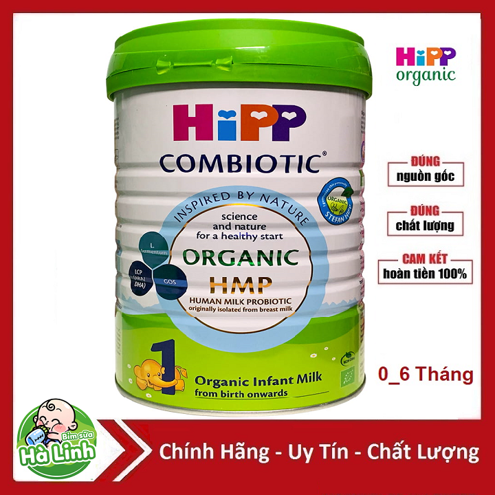 Sữa Hipp Đủ Só 1,2,3,4 Combiotic Hộp 800g ( Date 2026 )