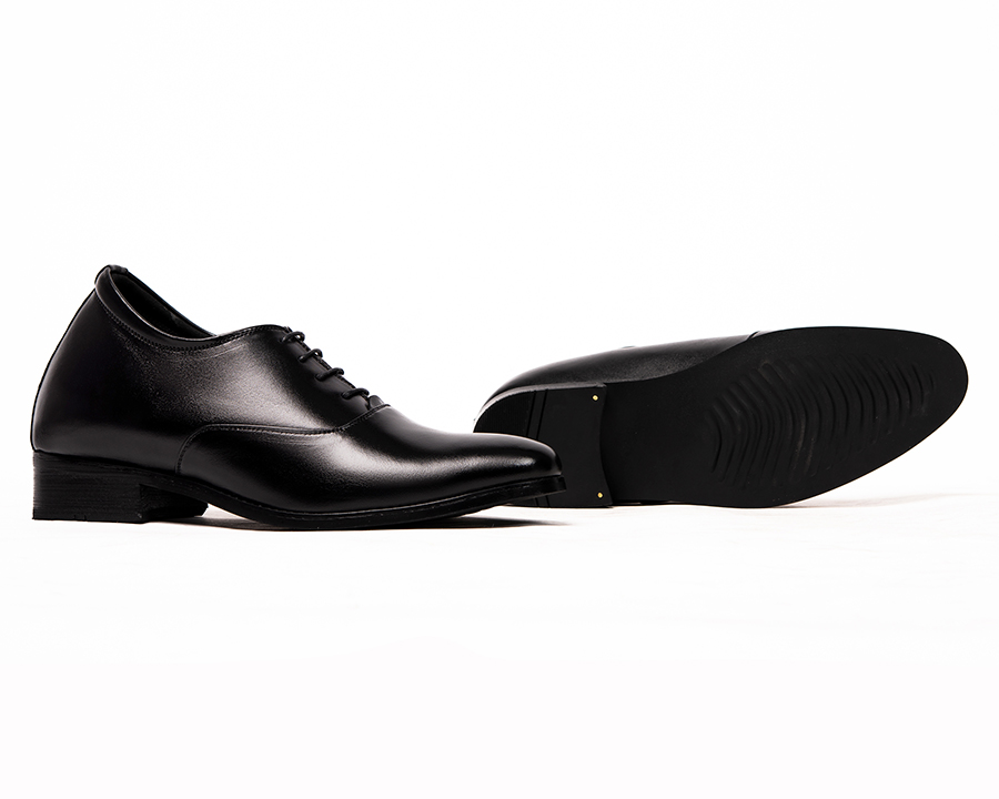 [8cm] men's height increasing shoes T & Tra s1012 black-inside secret High