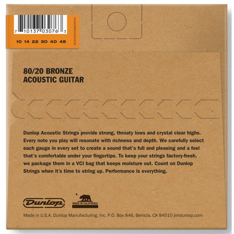 [ Giá Tốt ] Dây đàn guitar acoustic Dunlop DAB1048( cỡ 10)