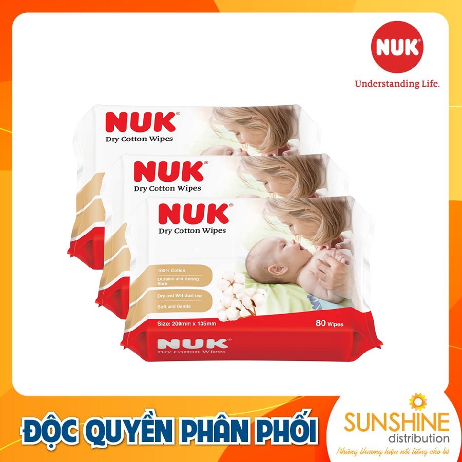 KHĂN VẢI KHÔ ĐA NĂNG NUK (80C)