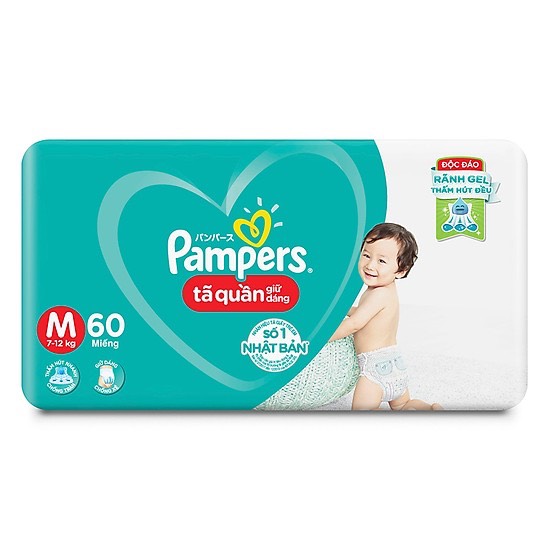 PAMPERS TÃ QUẦN GIỮ DÁNG XL48 (12-17KG)