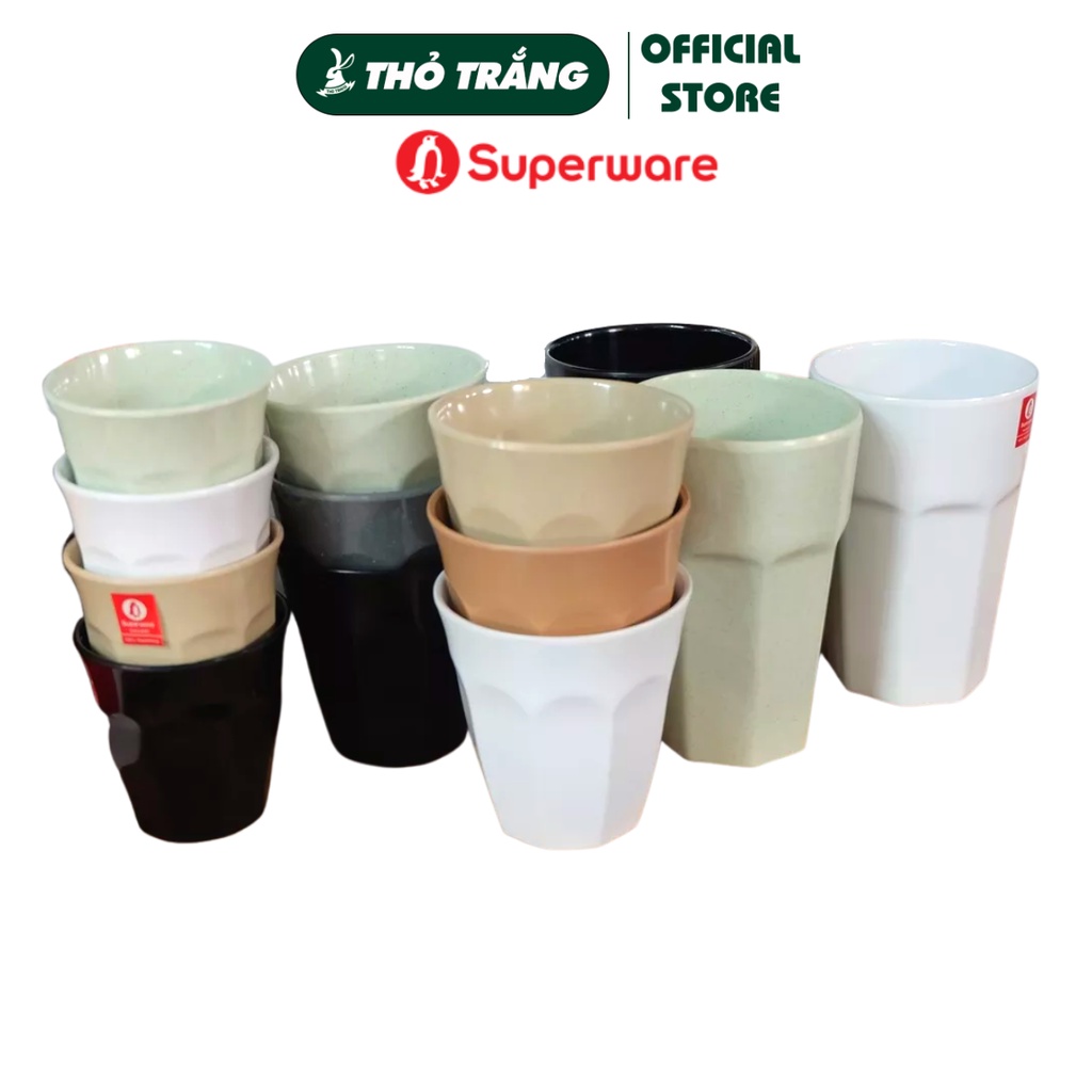 Ly trà đá nhựa melamine xuất khẩu đủ màu Cv047 superware