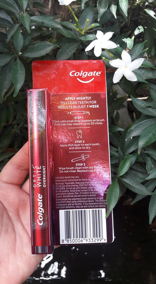 Bút tẩy trắng răng Colgate Optic White Overnight 2,5ml-( date 7/2022)